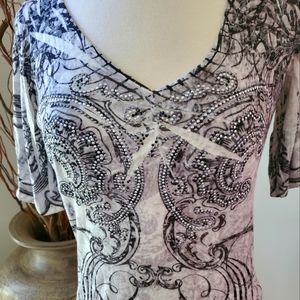 EUC Apt 9 Embellished Top